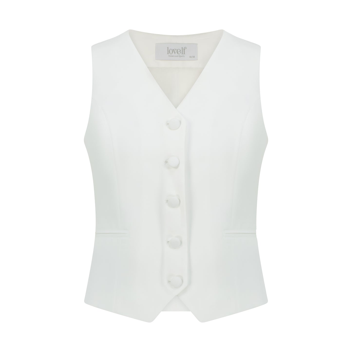 White Three-Piece Suit