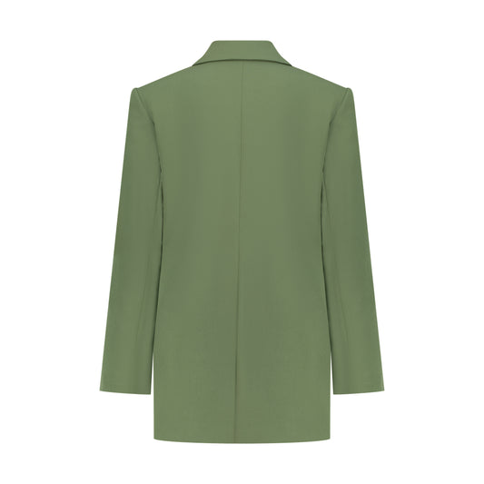 Green Buttoned Blazer