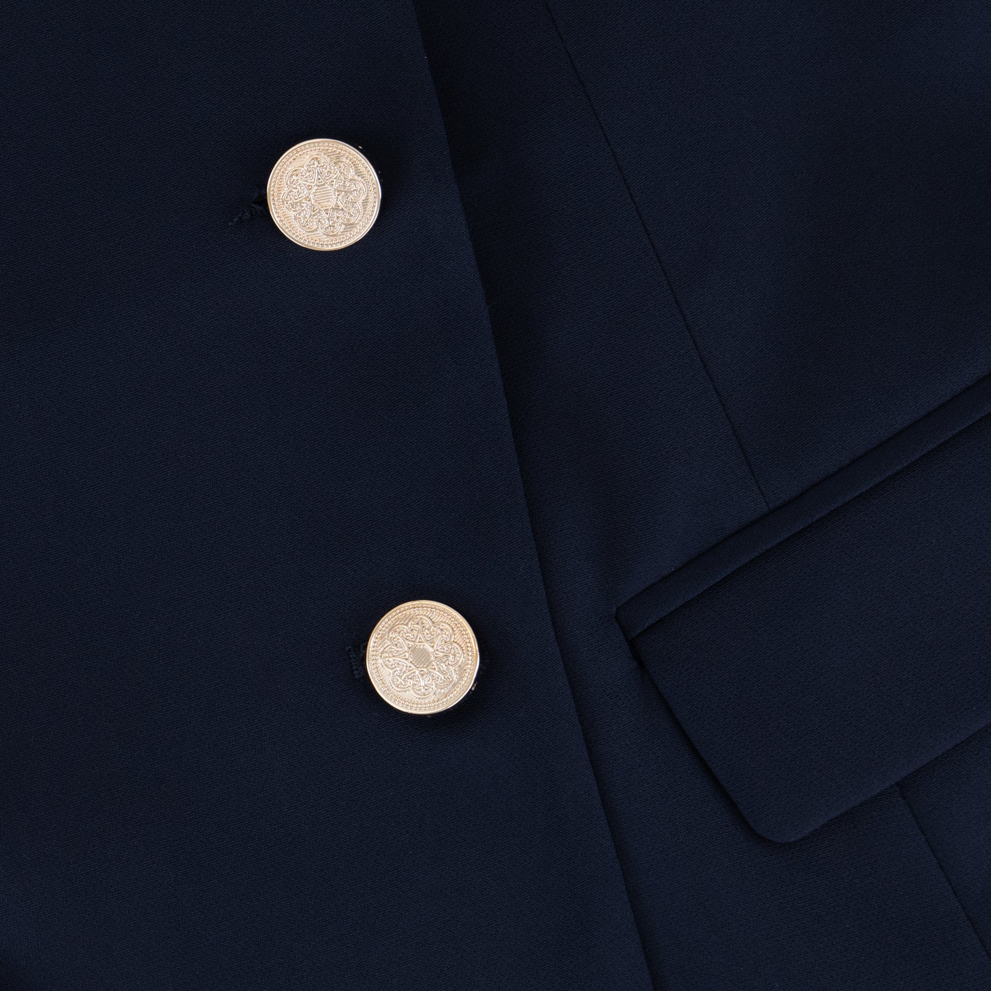 Navy Side-Button Suit